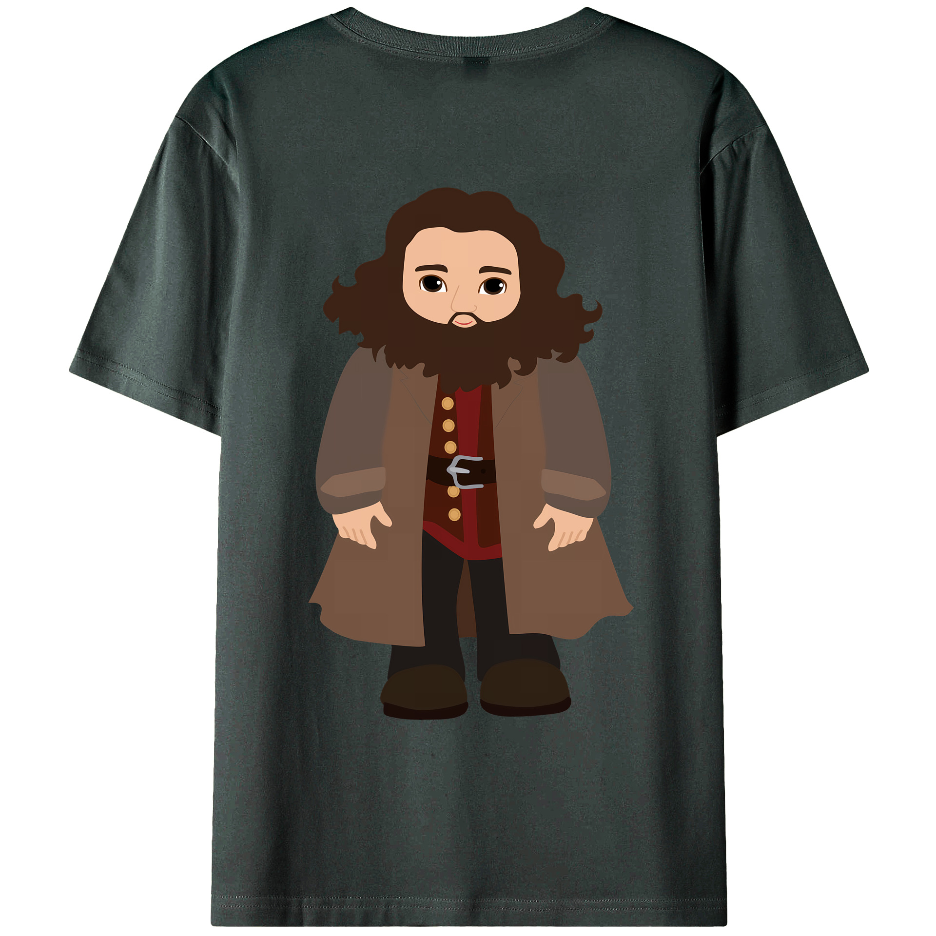 （画像用） Harry Potter ハリー・ポッターシリーズ 綿100％ メンズ半袖Tシャツ（バックプリント） 通気性